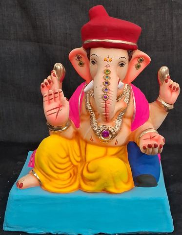 B-टिळक पगडी-पिवळा