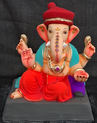 B-टिळक पगडी-लाल