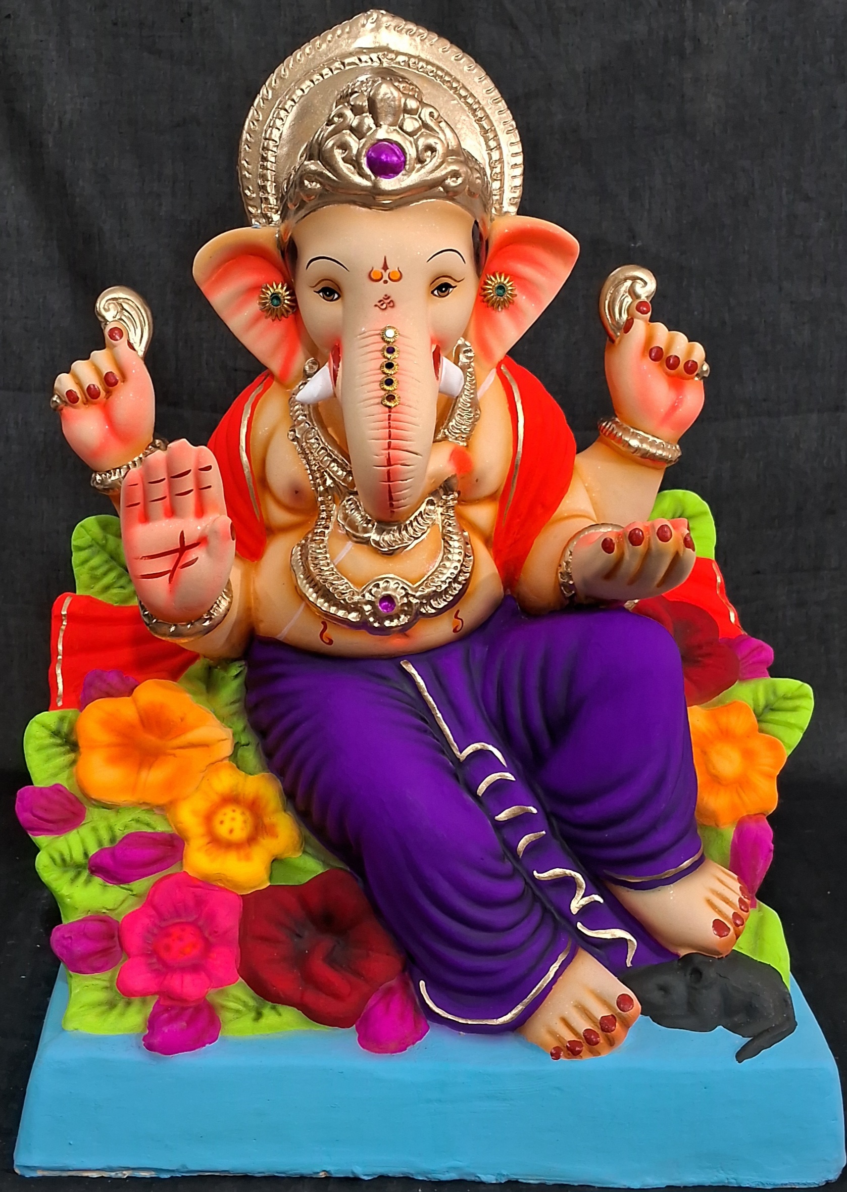 D-पुष्पासन-जांभळा