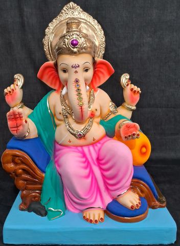 E-मंचकासन-गुलाबी